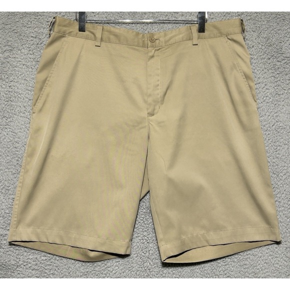 Nike Other - Nike Shorts Mens 36 Beige Tan Khaki Dri Fit Standard Fit Golf Casual Chino